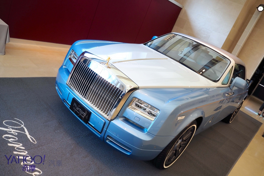 世界唯一現身台灣，Rolls-Royce Blue Magpie Phantom Drophead Coupé極致奢華女神降臨