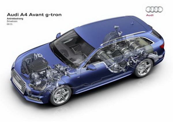 天然氣動力依然有搞頭，AUDI A4 Avant g-tron預約2016年量產問世