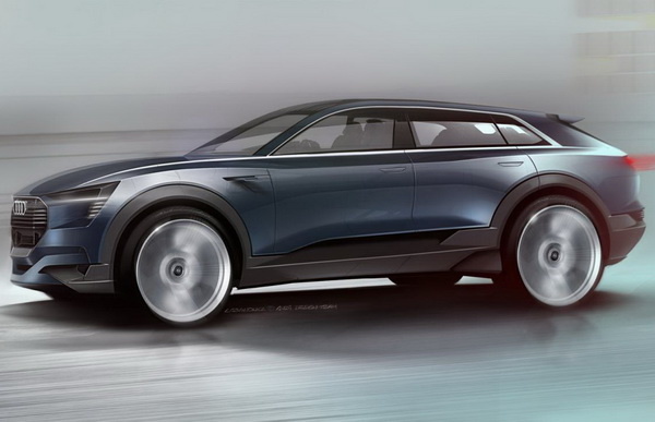 AUDI e-tron quattro Concept法蘭克福車展亮相！完美預覽EV SUV