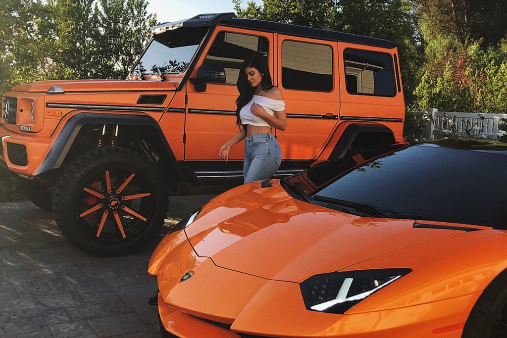 美國影星Kylie Jenner，第二款MERCEDES-BENZ G-Class