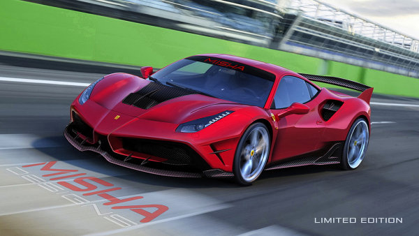 限量20組！FERRARI 488 GTB MISHA碳纖維改裝套件開放預購！