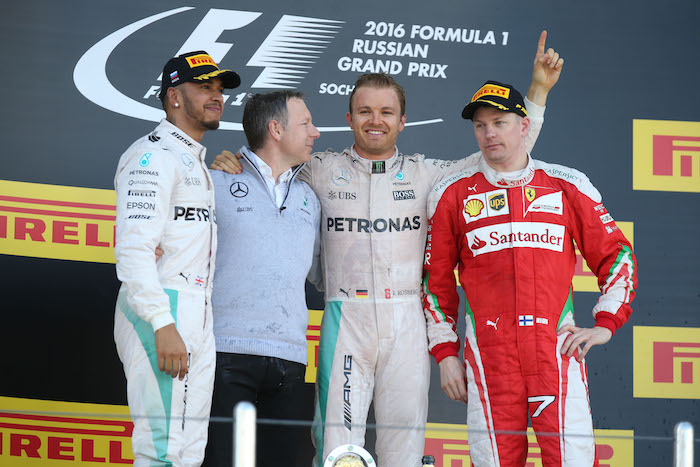 MERCEDES AMG PETRONAS輕取俄羅斯站冠亞軍 Nico Rosberg勇奪四連勝