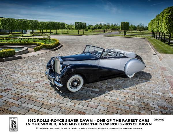 ROLLS-ROYCE MOTOR CARS公佈全新敞篷車型命名 ROLLS-ROYCE DAWN