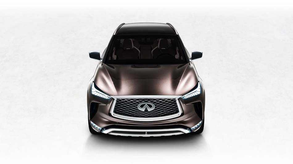 向Lexus NX下戰帖，Infiniti QX50概念車在底特律初秀拳頭