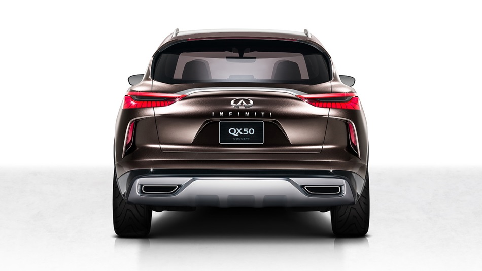 向Lexus NX下戰帖，Infiniti QX50概念車在底特律初秀拳頭