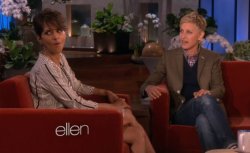 Halle Berry Storms Off Set After Ellen DeGeneres Mentions Spider Prank (Video)