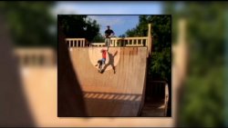 Dad Caught on Tape Kicking Son Down Skateboard Ramp