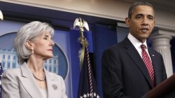 Scandal! Why Didn't Obama Say Kathleen Sebelius's Name?