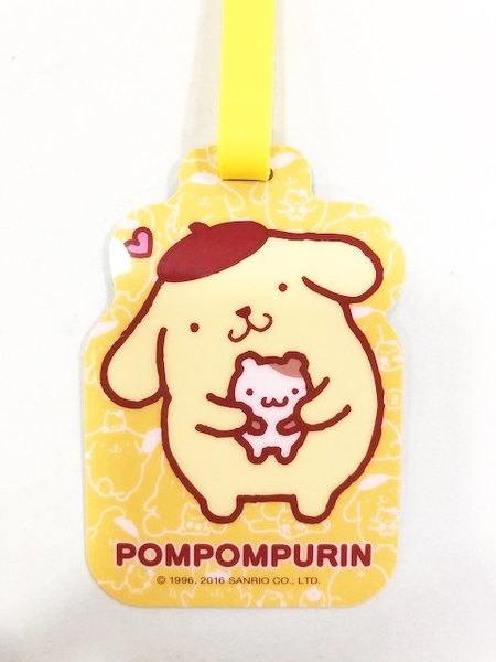 【震撼精品百貨】Pom Pom Purin 布丁狗~布丁狗卡式姓名吊飾#86636 product thumbnail 3