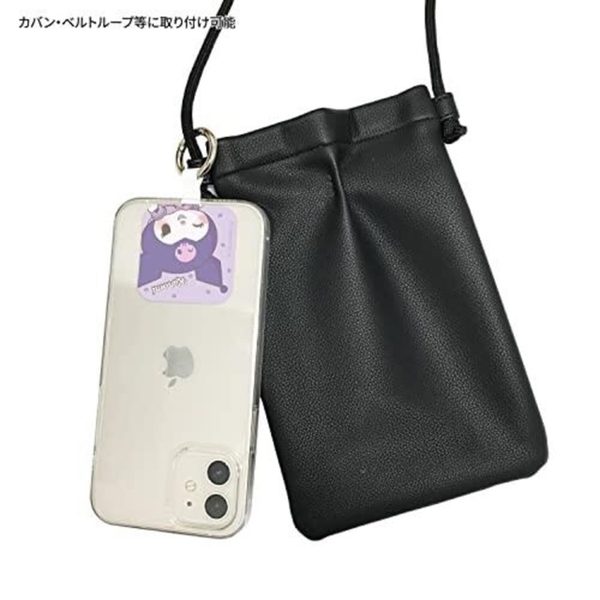 小禮堂 酷洛米 方形手機扣環 (紫眨眼款) 4550213-537795 product thumbnail 5