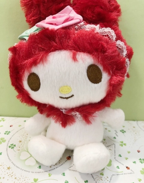 【震撼精品百貨】My Melody_美樂蒂~Sanrio 美樂蒂絨毛娃娃-17公分-紅色#57300 product thumbnail 5