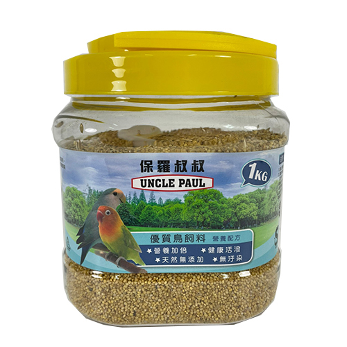 保羅叔叔優質鳥飼料-1kg(罐)【愛買】 product thumbnail 2