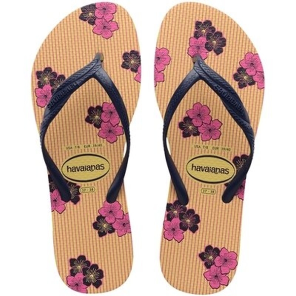 havaianas 哈瓦士 巴西人字拖 女款 Fant romant 藍帶 涼鞋 拖鞋 夾腳拖 海灘鞋【南風百貨】