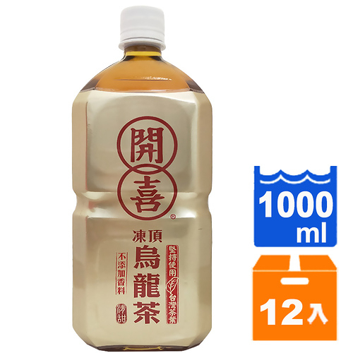 開喜凍頂烏龍茶 清甜1000ml(12入)/箱【康鄰超市】