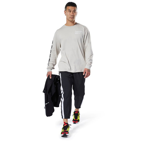 REEBOK MEET YOU THERE 7/8 JOGGER PANTS 男裝 九分褲 慢跑 休閒 乾爽 透氣 黑【運動世界】DY7769 product thumbnail 4