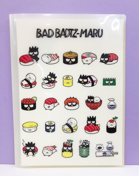 【震撼精品百貨】Bad Badtz-maru_酷企鵝~文件夾/資料夾-壽司