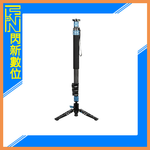 Sirui P-424FL 碳纖維 單腳架 附三腳座 加高版(P424 FL,公司貨)