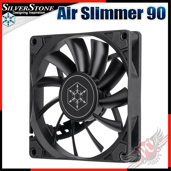 [PC PARTY] 銀欣 SilverStone Air Slimmer 90 92mm超薄風扇 SST-AS90B