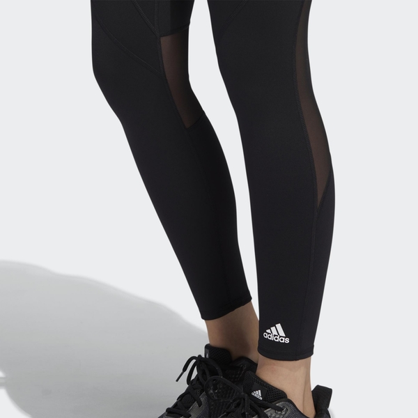 Adidas COMMUTER 女裝 長褲 緊身 慢跑 訓練 網布側邊口袋 拼接透視網布 抗臭 黑【運動世界】GC7683 product thumbnail 6