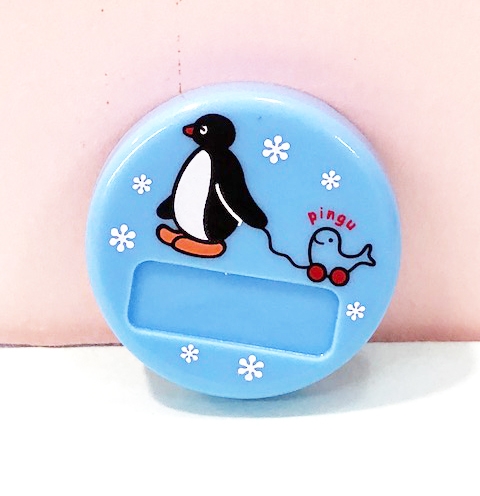 【震撼精品百貨】Pingu_企鵝家族~名牌扣-藍#23474 product thumbnail 2