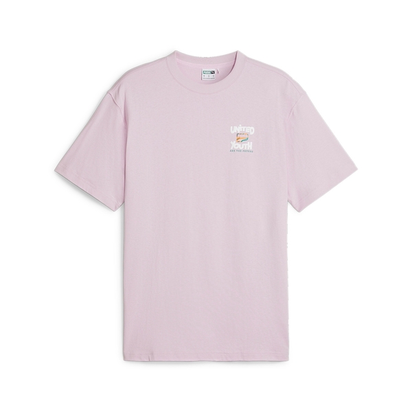 PUMA 短T 流行系列 DOWNTOWN 粉紫 圖樣 短袖 T恤 男 62355860