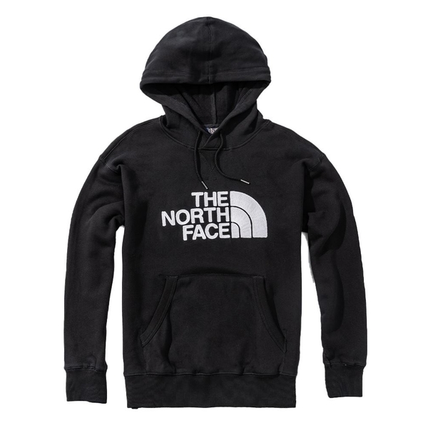 【The North Face 男 LOGO 連帽T恤 HOD《黑/白灰》】4NEQ/連帽上衣/休閒長袖 product thumbnail 2