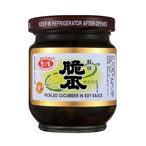 愛之味 鮮味脆瓜 玻璃罐 180g (1罐)【康鄰超市】