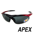 APEX 805運動型太陽眼鏡- 黑/紅