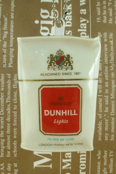 【震撼精品百貨】Dunhill~方形零錢包-白紅色