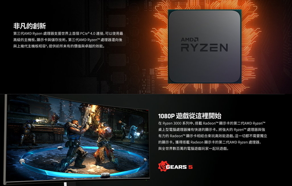 AMD Ryzen™ R9 3900X 3.8GHz 12核心 AM4 CPU 中央處理器 product thumbnail 4