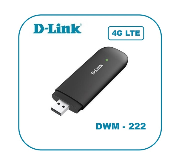 d-link 友訊 dwm-222 4g lte 行動網路介面卡 (usb2.0介面)