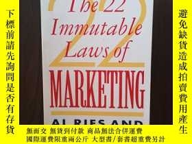 二手書博民逛書店22罕見Immutable Laws of MarketingY12800 Al; Trout, Jack R
