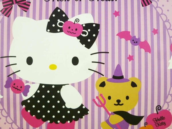 【震撼精品百貨】Hello Kitty 凱蒂貓~卡片-萬聖節 product thumbnail 4