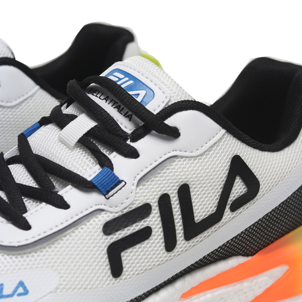 FILA 慢跑鞋 休閒鞋 白黑橘 Q彈 基本款 男 1J310X133 product thumbnail 2