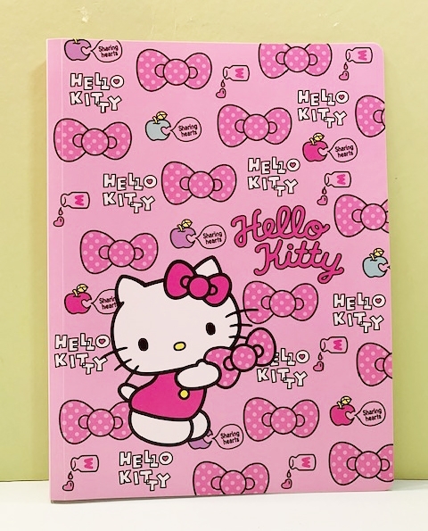 【震撼精品百貨】Hello Kitty 凱蒂貓~三麗鷗 KITTY 日本A4穿孔文件夾/板-蝴蝶結#06813