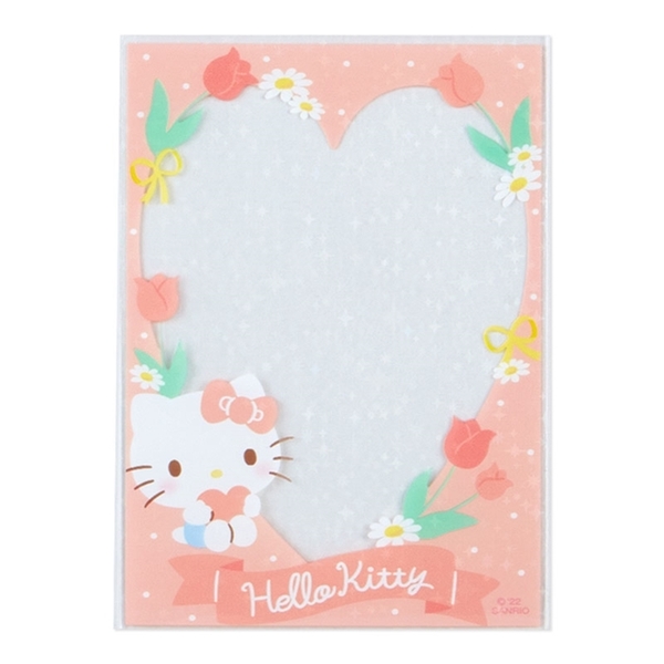 小禮堂 Hello Kitty 鐳射收藏透明卡套袋 S 20枚入 (偶像應援) 4550337-775813 product thumbnail 5