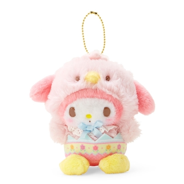 【震撼精品百貨】My Melody_美樂蒂~日本SANRIO三麗鷗 美樂蒂絨毛玩偶吊飾(雞不可失復活節)*85823