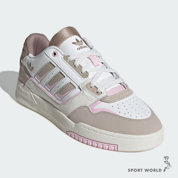 Adidas 休閒鞋 女鞋 皮革 DROP STEP LOW 2.0 白【運動世界】IG4338 product thumbnail 3