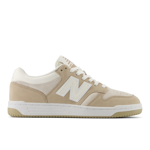 NEW BALANCE 480系列 復古鞋 休閒鞋 D楦 卡其色 中性 男女 穿搭 BB480LEA