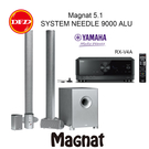 德國 Magnat 5.1 SYSTEM NEEDLE 9000 ALU 黑 / 銀 搭配 YAMAHA RX-V4A 5.2聲道擴大機 公司貨