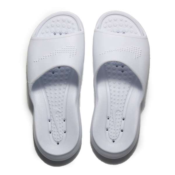 NIKE 拖鞋 VICTORI ONE SLIDE 白 點點 防水 輕量 運動 休閒 女 CZ7836-100