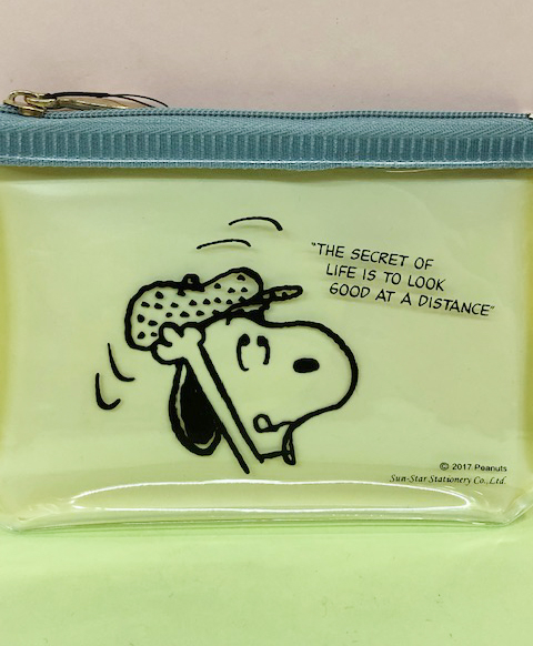 【震撼精品百貨】史奴比Peanuts Snoopy ~SNOOPY拉鍊零錢包-透明黃#53096 product thumbnail 3