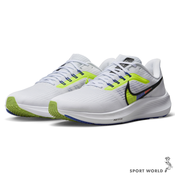 【現貨】Nike AIR ZOOM PEGASUS 39 男鞋 慢跑鞋 白黃 DX1627-100 product thumbnail 4