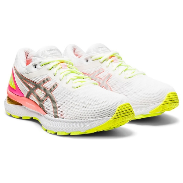 ASICS GEL-NIMBUS 22 女鞋 慢跑 包覆 機能 中底 回彈 耐磨 舒適 白【運動世界】1012A766-100 product thumbnail 3