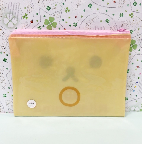 【震撼精品百貨】Rilakkuma San-X 拉拉熊懶懶熊~拉拉熊單層拉鍊收納包-妹妹#19339 product thumbnail 4