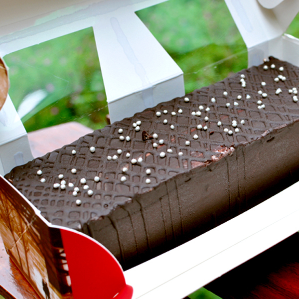 濃情脆皮巧克力糕 450g/ 盒裝 愛家純素美食 全素蛋糕 素食誕糕 生日旦糕 Vegan