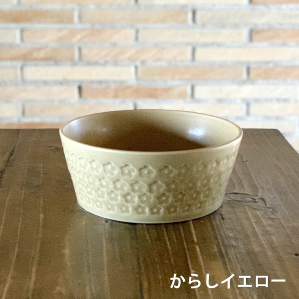日本製 納維尼亞風花紋碗 400ml 美濃燒 陶碗 啞光色 麥片碗 沙拉碗 燕麥碗 | INKA 日本進口 日本直送 product thumbnail 2