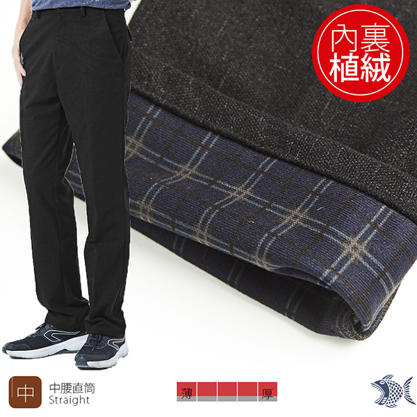 【NST Jeans】男微彈絨褲 微霧面 黑夜十字星 加厚(中腰直筒) 390(5895) 台製 紳士 保暖