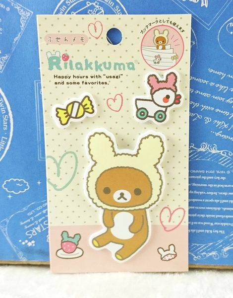 【震撼精品百貨】Rilakkuma San-X 拉拉熊懶懶熊~便利貼_扮羊_糖果