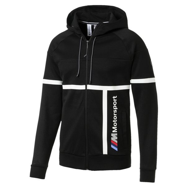 Puma BMW 外套 Hooded 男 黑 連帽外套 運動外套 賽車 聯名款 運動 休閒 外套 57778801